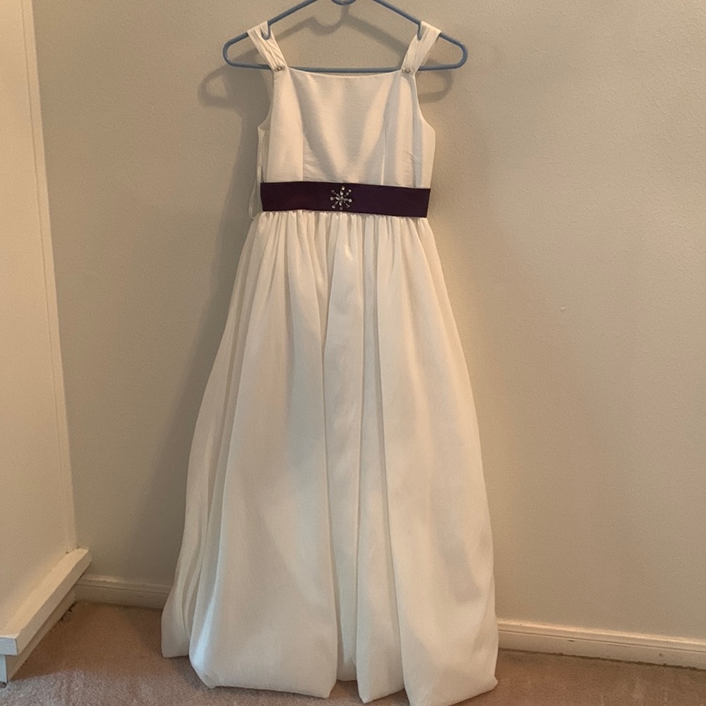 Lilac and pearls dress